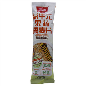 皇麦世家椰蓉南瓜益生元果蔬黑麦片