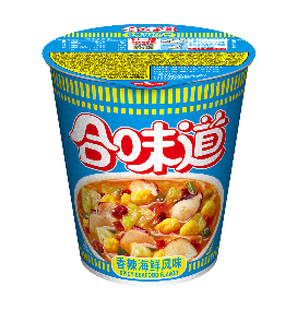 合味道标准杯香辣海鲜风味杯面
