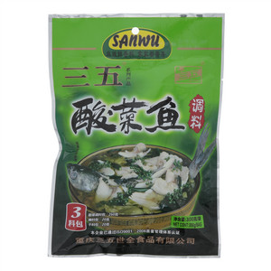 三五酸菜鱼调料