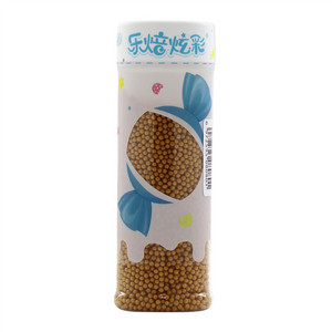 乐焙炫彩瓶装圆珠2mm-食用金糕点装饰用糖果
