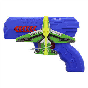 闪电虎玩具+跳跳糖弹射飞机枪