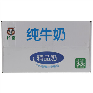 长富精品纯牛奶