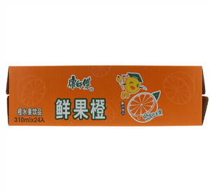 康师傅 鲜果橙 橙水果饮品310ml×24入