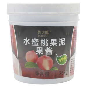 鲁太郎水蜜桃果泥果酱