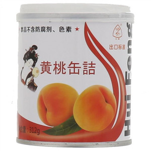 三卓糖水黄桃罐头