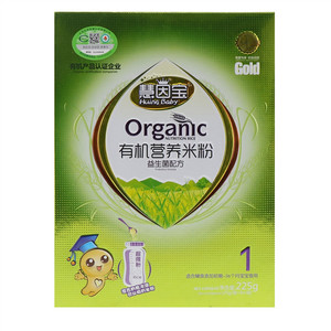 慧因宝益生菌配方有机营养米粉