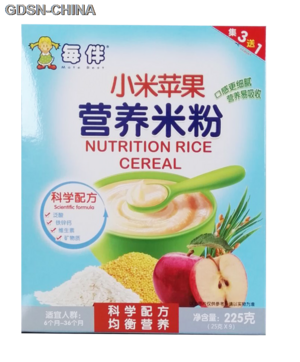 每伴小米苹果营养米粉（婴童）