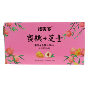 甄美多蜜桃芝士复合果汁饮料