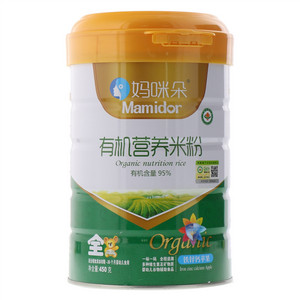 妈咪朵铁锌钙苹果有机营养米粉
