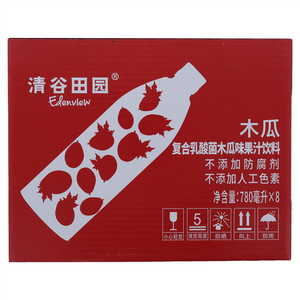 清谷田园复合乳酸菌木瓜味果汁饮料