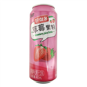 好益多草莓果肉果汁饮料