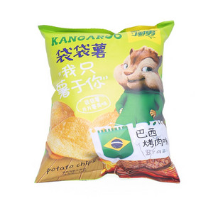 闽男巴西烤肉味袋袋薯（油炸型膨化食品）