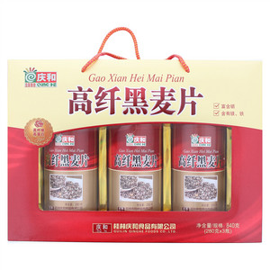 庆和高纤黑麦片