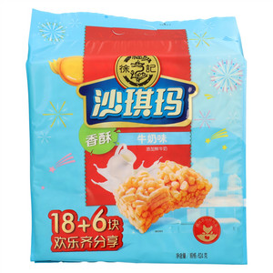 徐福记香酥牛奶味沙琪玛