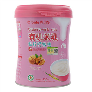 聪贝乐铁锌钙核桃有机米乳