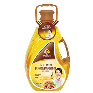 玉米核桃食用植物调和油5L/桶