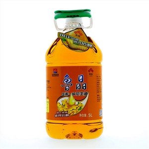 鲁晶压榨一级花生油5L
