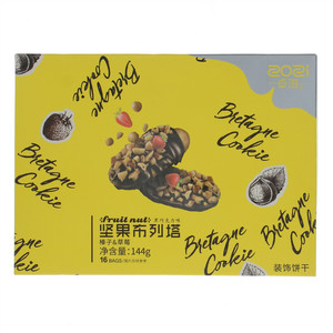 卓滋黑巧克力味坚果布列塔