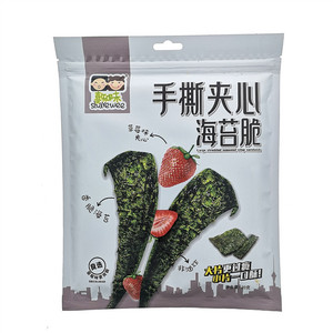 喜知味sharewee手撕夹心海苔脆(草莓味夹心)