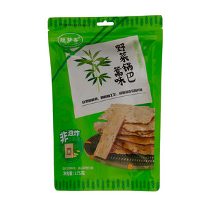 脆梦香蒿味野菜锅巴
