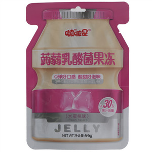 啵啵星水蜜桃味蒟蒻乳酸菌果冻