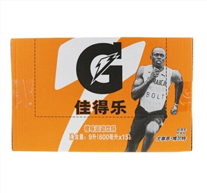 佳得乐GATORADE橙味运动饮料9升（600毫升x15）
