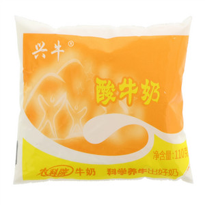 兴牛酸牛奶