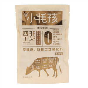 小牦孩黑椒味即食牛肉