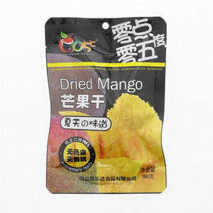 零点零五度芒果干80克