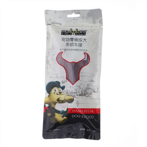 蒙贝宠物零食成犬手抓牛排