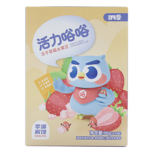 冻干草莓水果豆