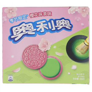 奥利奥樱花抹茶味夹心饼干