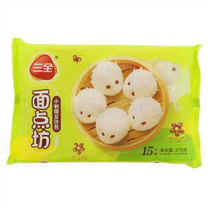 三全小刺猬豆沙包