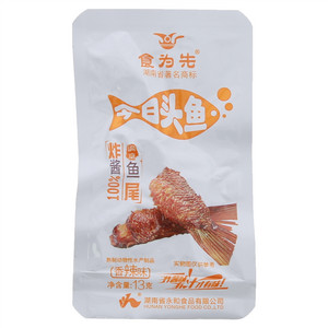 15克食为先炸酱鱼尾香辣味