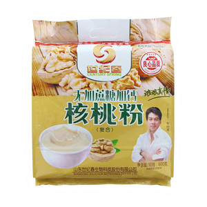 世纪春无加蔗糖加钙核桃粉