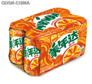美年达MiRiNDA橙味果味型汽水7.92升（330毫升×6罐×4）