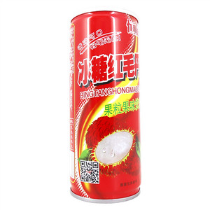恒威冰糖红毛丹果粒果味饮料