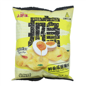 Oishi上好佳鲜香咸蛋黄味田园薯片