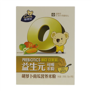 嘤嘤嗳益生元胡萝卜南瓜营养米粉