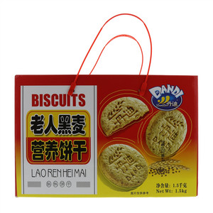 丹迪（DanDi）老人黑麦营养饼干1280g