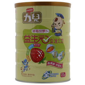 力儿草莓胡萝卜益生元果蔬米粉