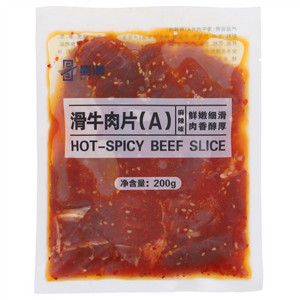 蜀海麻辣味滑牛肉片（A）