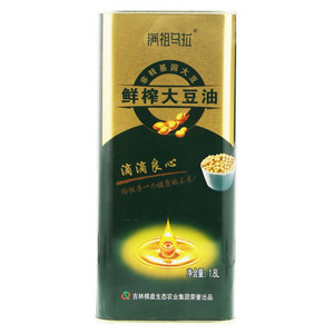 满祖乌拉鲜榨大豆油