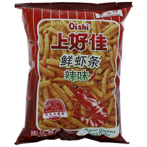 上好佳辣味鲜虾条