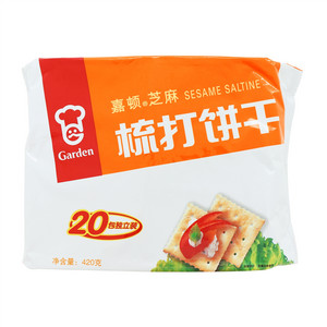 嘉顿芝麻梳打饼干（含钙）发酵饼干