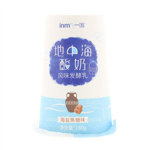 inm/一鸣地中海酸奶风味发酵乳海盐焦糖味180g
