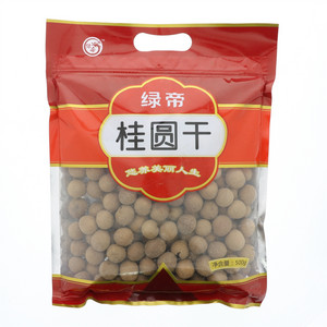 绿帝桂圆干500g