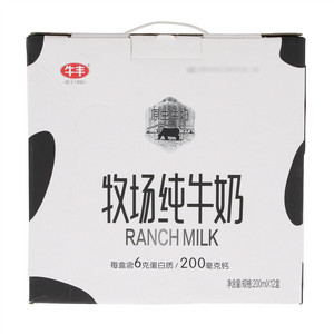 牛丰牧场纯牛奶