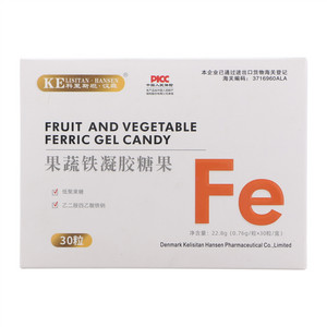 科里斯坦汉森果蔬铁凝胶糖果