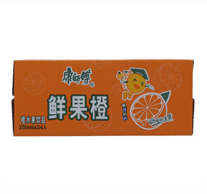 康师傅鲜果橙 橙水果饮品250ml×24入